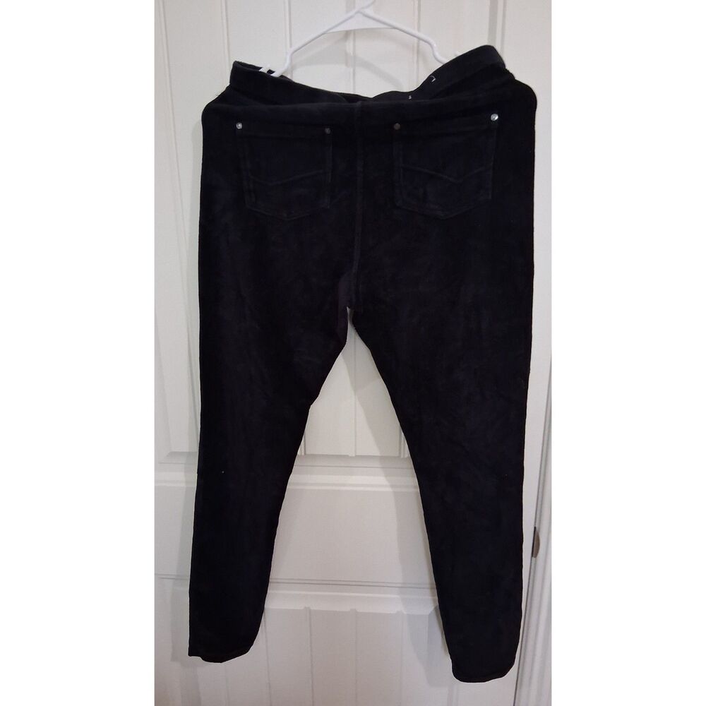 Croft & Barrow Women’s Medium Black Stretch Corduroy Pants Straight Leg